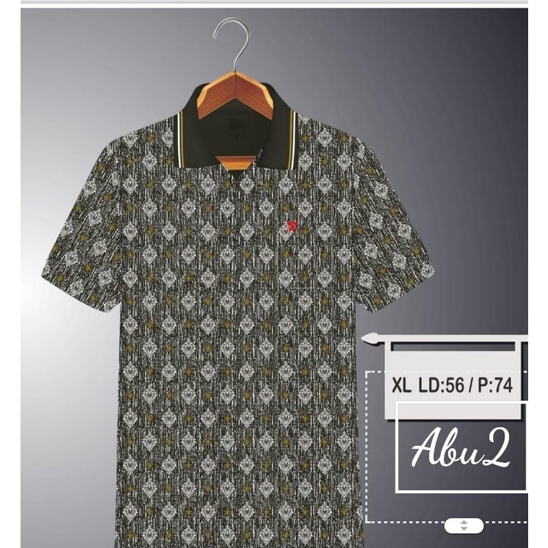 Kaospolos - Kaos kerah pria | kaos motif batik saku dewasa  | kaos polo shirt batik 06