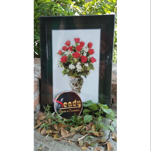 Figura A4/10R super + tepi  (20x30 cm)Hitam  POLOS