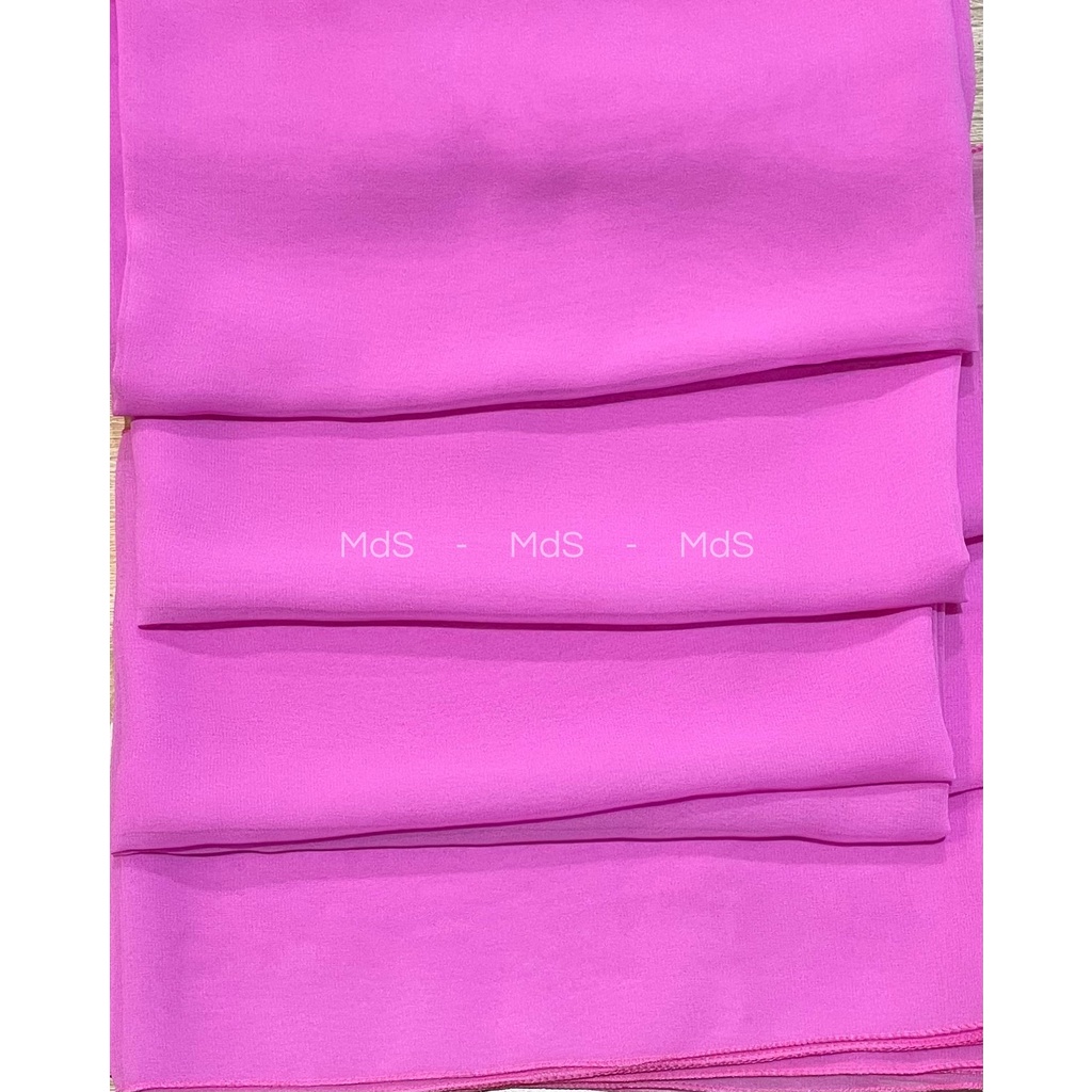 Selendang Crep Bali Panjang 2,5 Meter-Baby Purple