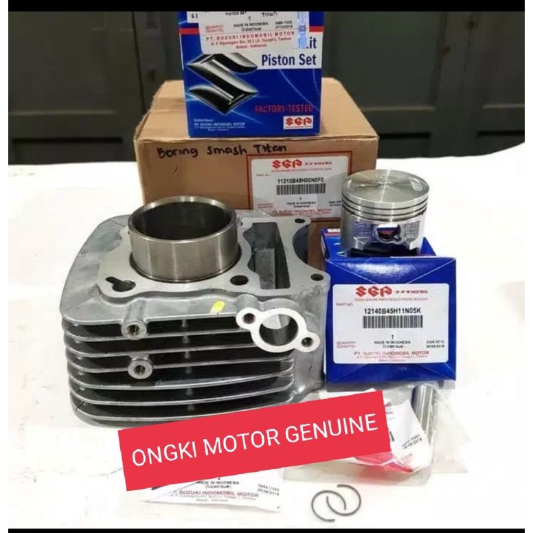 CYLINDER BLOK  PISTON KIT SET SUZUKI SMASH TITAN ORIGINAL SGP