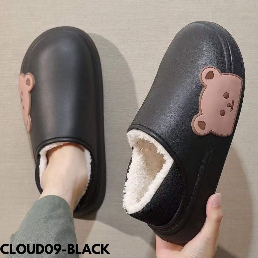 SANDAL BAIM INSOLE BULU-BULU MODEL TERBARU BAHAN RUBBER KOMBI BULU-BULU IMPORT CLOUD09