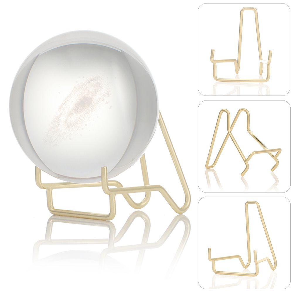Populer Hexagon Display Stand Rock Dekorasi Rumah Geode Mineral Display Stand Holder