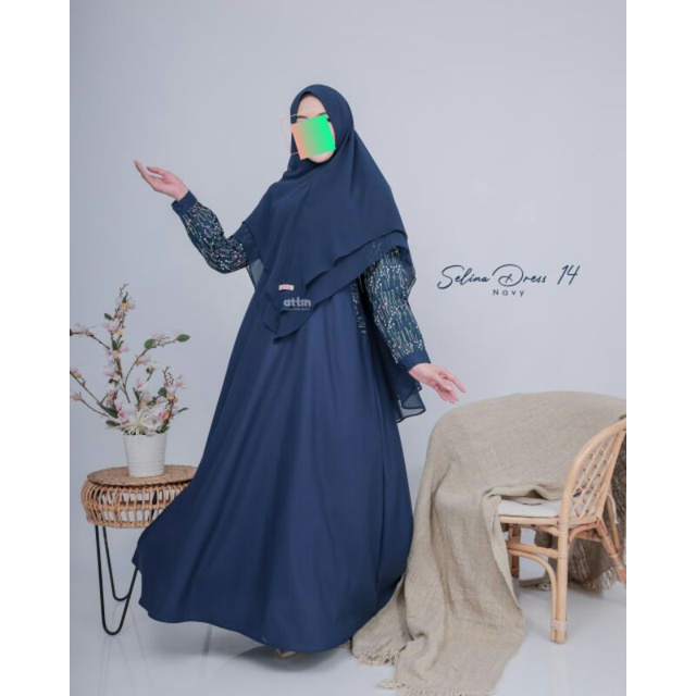 Selina Dress by ATTIN (  Gamis Saja )