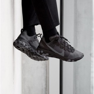 nike react element 55 grey black