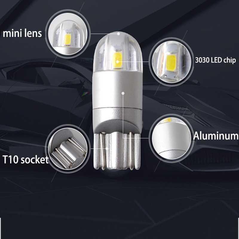 Lampu Mobil Headlight LED T10 W5W 2 SMD 3030 2PCS ( Mughnii )