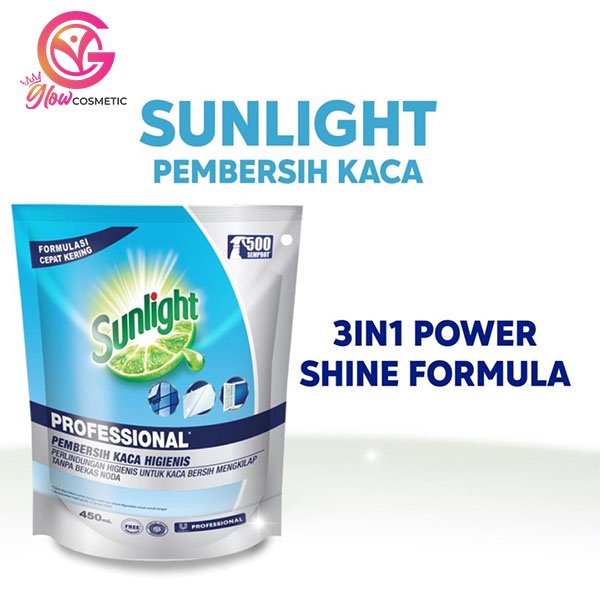 SUNLIGHT PROFESIONAL PEMBERSIH KACA HIGIENIS 450ML/ N017461