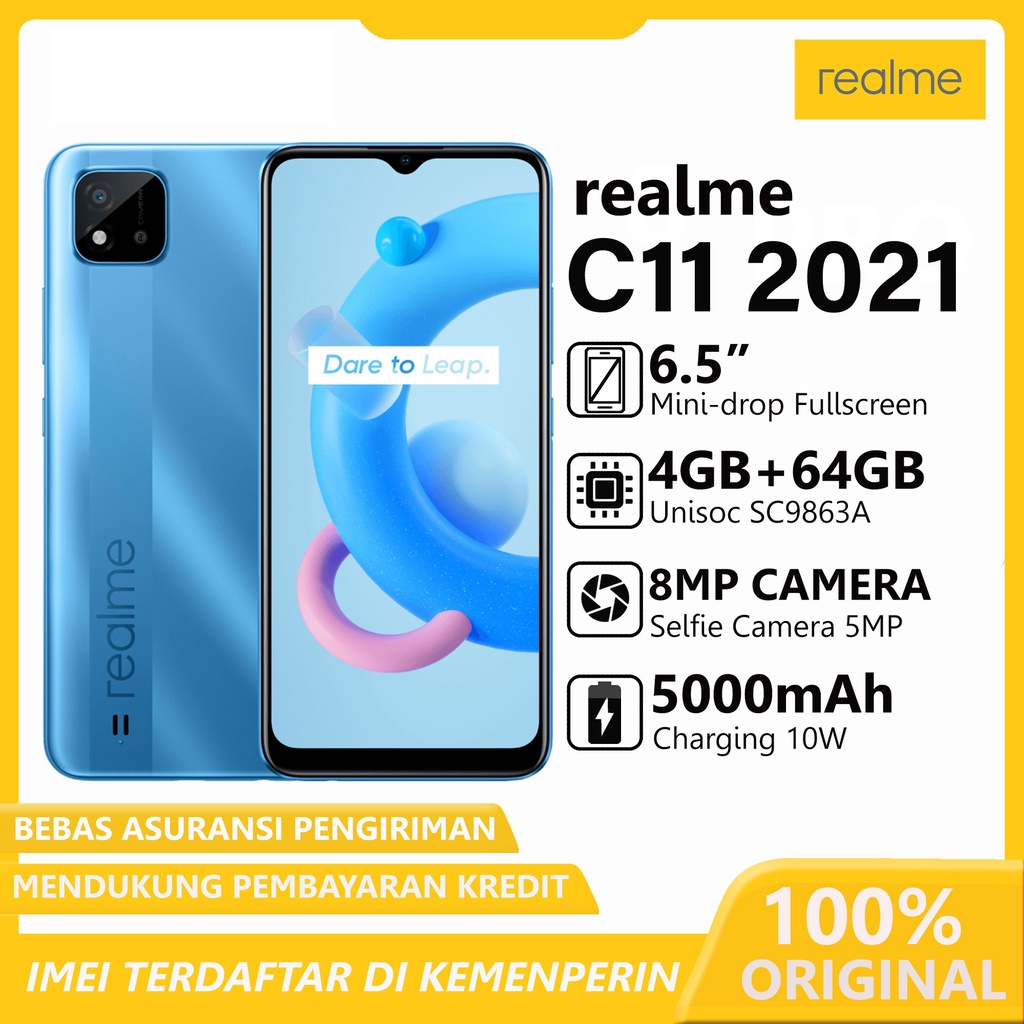 Jual Realme C11 2021 464 Gb Garansi Resmi Murah Shopee Indonesia