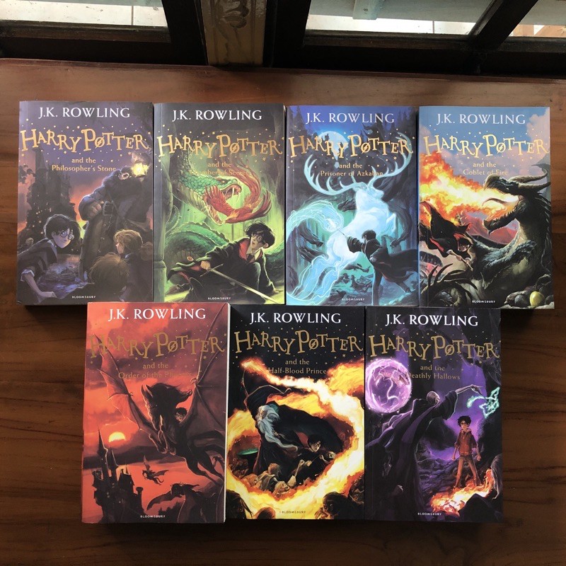 Harry Potter Series Complete Import Book 1-7 English Version