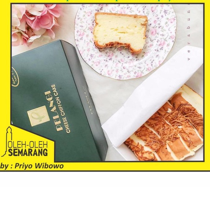 chiffon cake kafe pelangi semarang ukuran kecil
