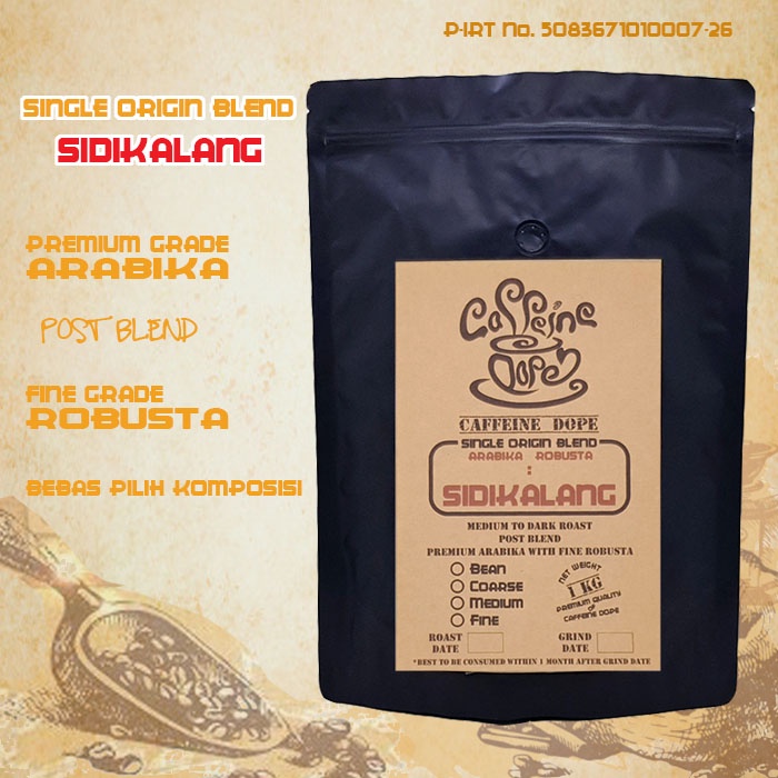 

Kopi Single Origin Blend Sidikalang 1 Kg - Bean/Biji & Ground/Bubuk