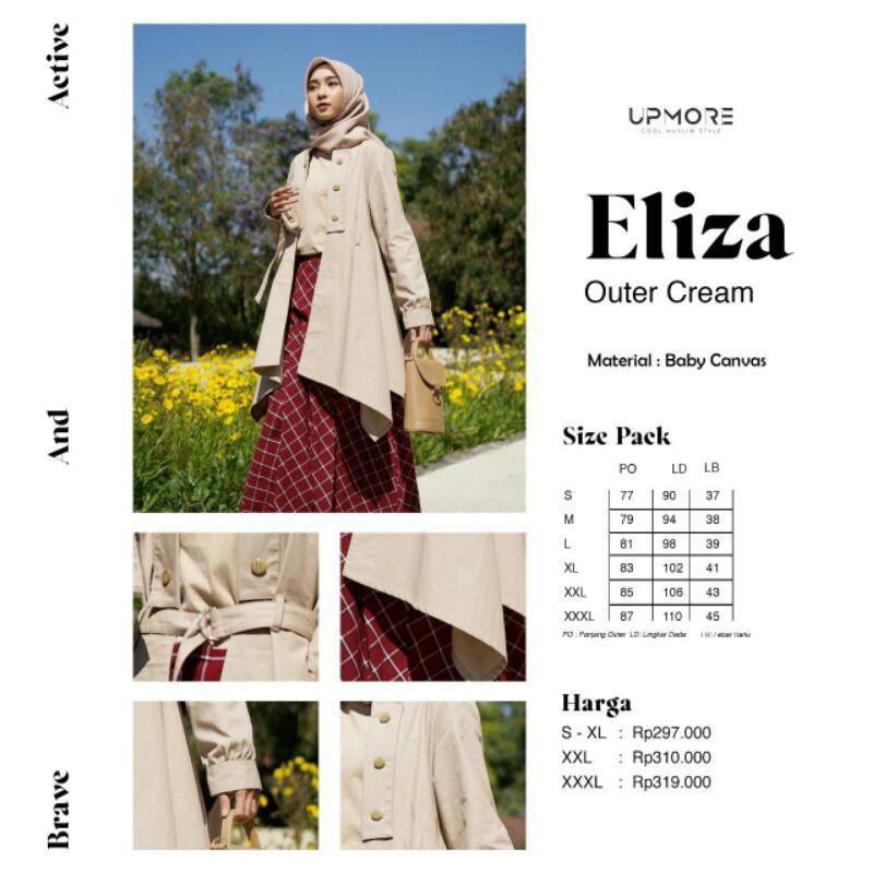 Outer Eliza cream by Upmore(mutif)