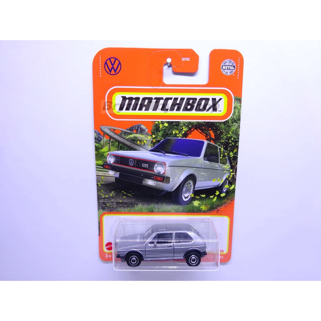 Matchbox 1976 Volkswagen Golf MK1 Abu-abu