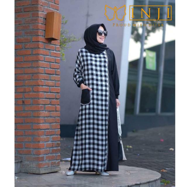 LUCIA DRESS by inji ori/gamis inji original termurah