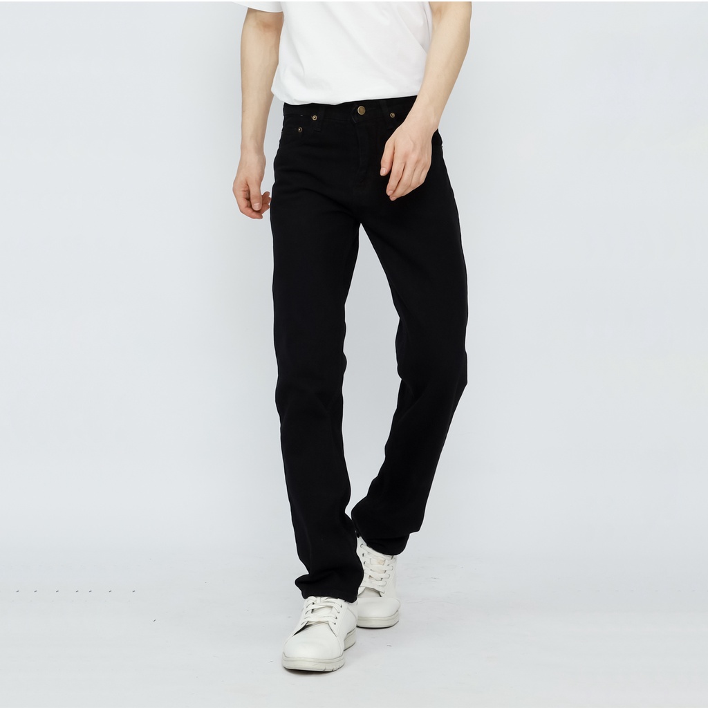 Fathco - Celana Jeans Basic Reguler Black