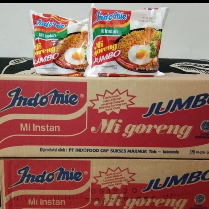 

Terlaris# Indomie Instant Mie Goreng Jumbo Dos 24 X 129Gr