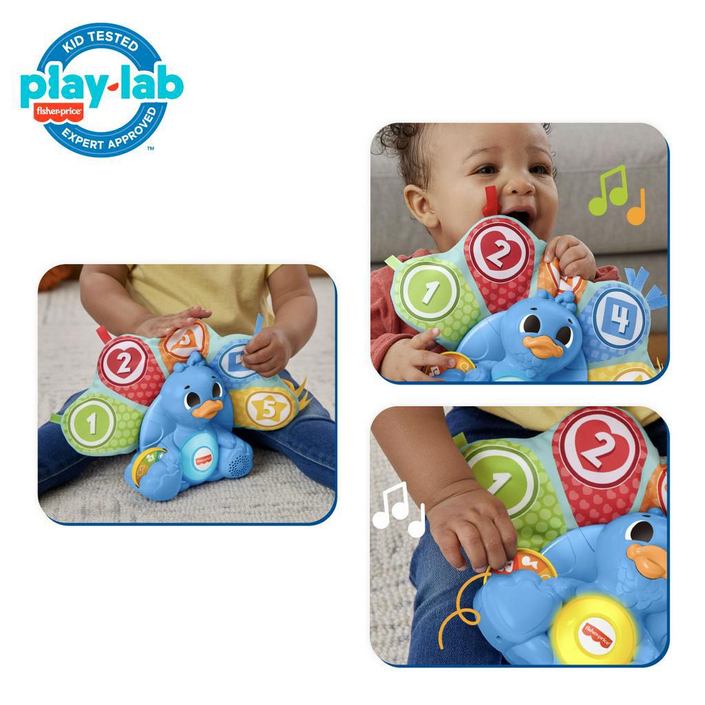 Fisher-Price Linkimals Counting &amp; Colors Peacock - Mainan Edukasi Anak Balita