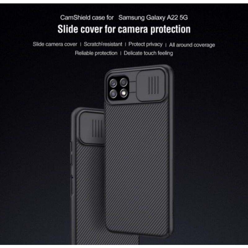 Samsung Galaxy A22 5GB Nilkin CamShield HardCase Slide