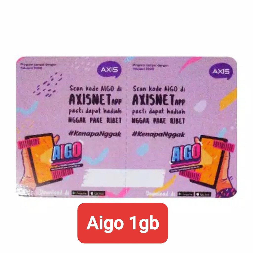 Voucher Axis Aigo 1gb