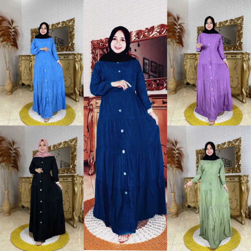 VIRAL GAMIS ANDIN  BEST SELLER GAMIS MUSLIMAH KEKINIAN