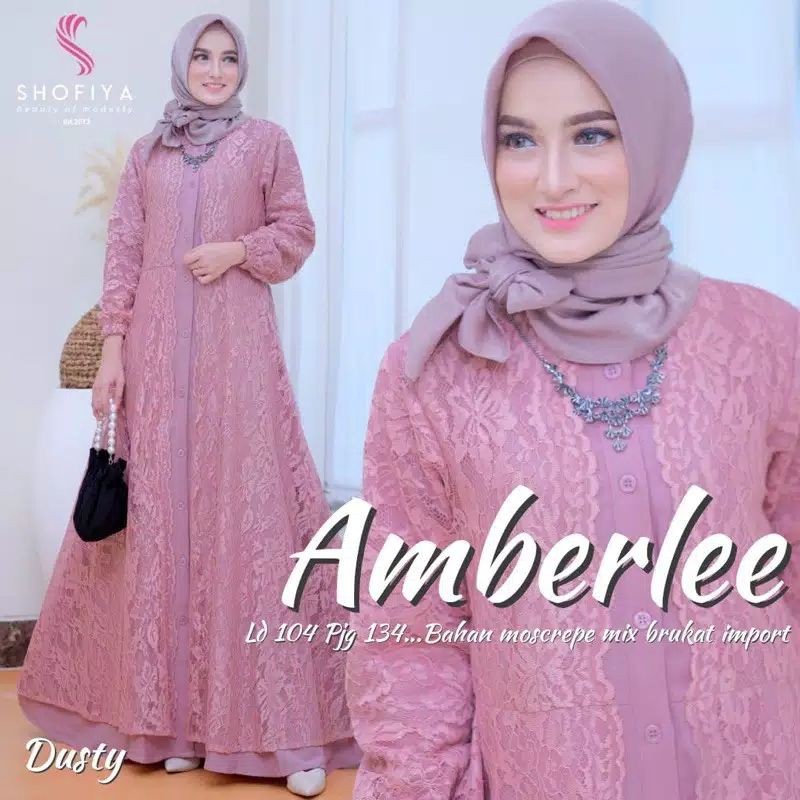 AMBERLEE GAMIS TERBARU / BISA SERGAM / DRESS BROKLAT BUSUI / ADA SIZE JUMBO