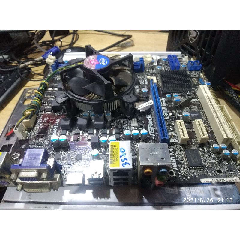 MOTHERBOARD H61 +PROCESSOR I5 3470  fan ori intel