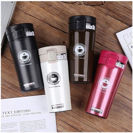 Termos Kecil Mini Termos kopi Stainless Steel Vacum Tumbler 380 ML