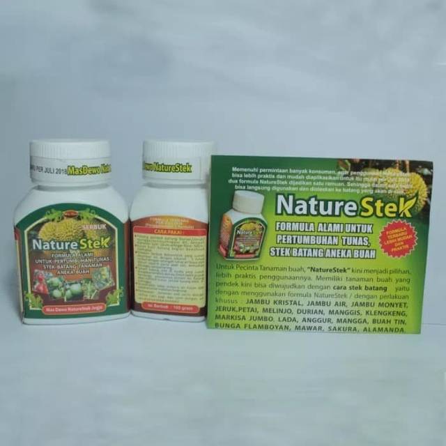 Nature stek 110gr / pupuk perangsang akar / hormon pemacu akar / obat stek tanaman / pupuk okulasi dan tanaman buah