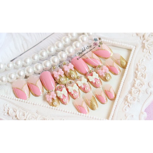 Kuku palsu 10pcs bening/putih kuku paosu nail art/nailart/ kuku bening / kuku putih0-9/make up