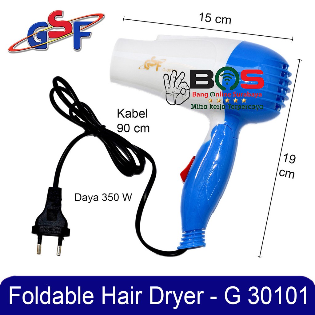 Hair Dryer Pengering Rambut GSF-G30101 Pengering Rambut Lipat GSF G30101