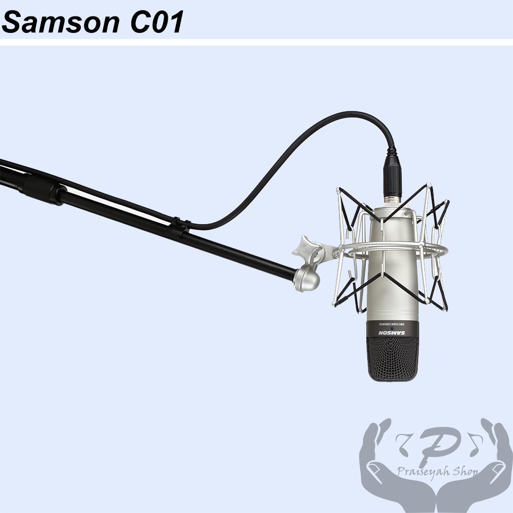 Samson C01 Condenser Microphone Studio Kondensor Mikrofon Garansi