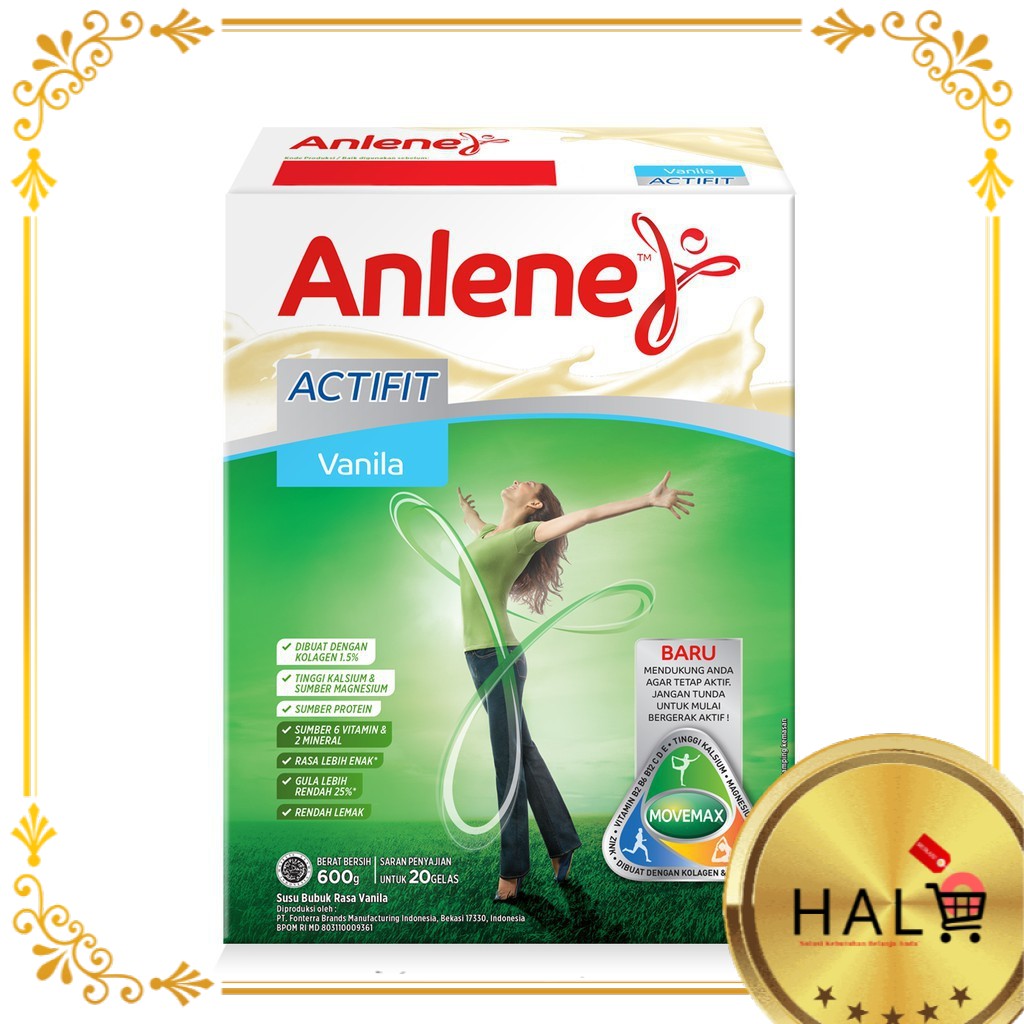 

ANLENE ACTIFIT CHOCOLATE 12X600GR (SPRINT)