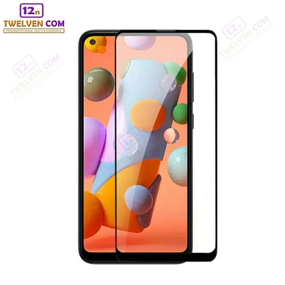 zenBlade 5D Full Cover Tempered Glass Samsung A11 - Hitam