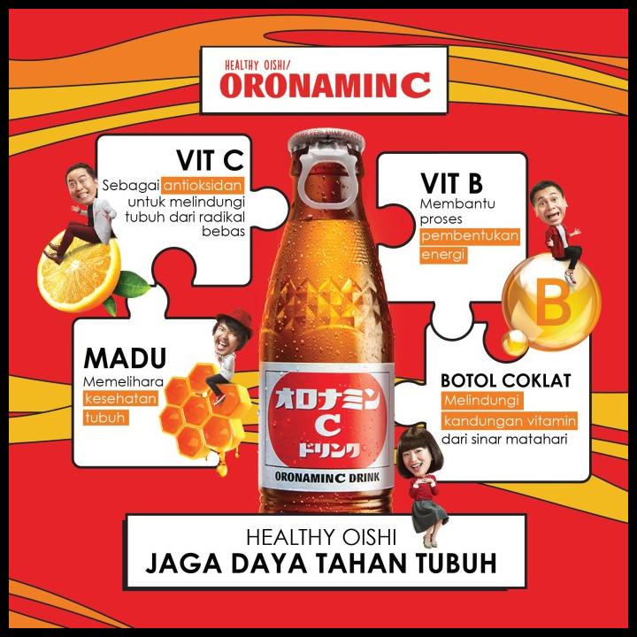 

DISKON TERBATAS !!! ORONAMIN C DRINK 120 ML 1 KARTON 24 BOTOL TERLARIS
