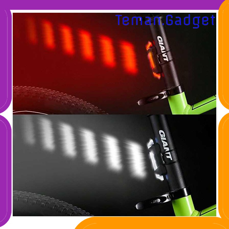 TG-IB316 TaffLED Lampu Belakang Sepeda Bicycle Light USB Rechargeable 15 Lumens - DC-918