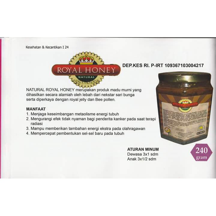 

NATURAL ROYAL HONEY