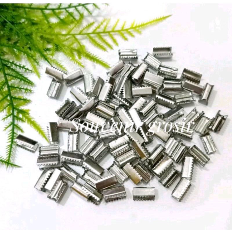 Penjepit tali kotak/ stoper tali / klep penjepit tali (1.000pc)