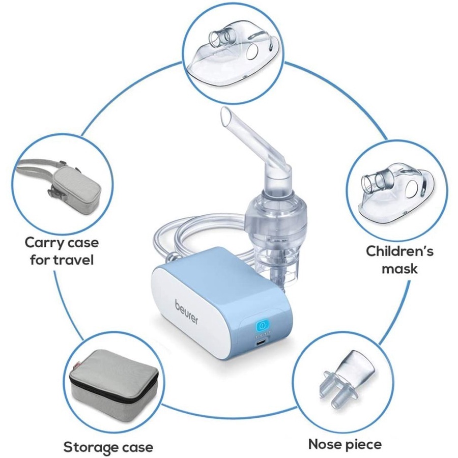 BEURER NEBULIZER COMPRESSOR IH 60 NEBULIZER PORTABLE BEURER ALAT BANTU PERNAFASAN NEBULIZER