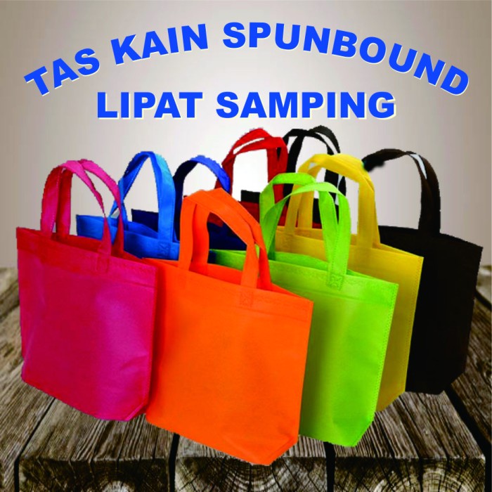 

TERBARU TAS Spunbond Handle/ Goodie Bag / Tas Kain Polos uk 25x35