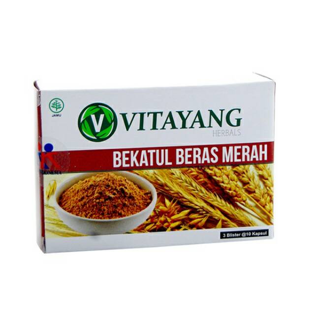 

Vitayang Bekatul Beras Merah. Isi 30 caps