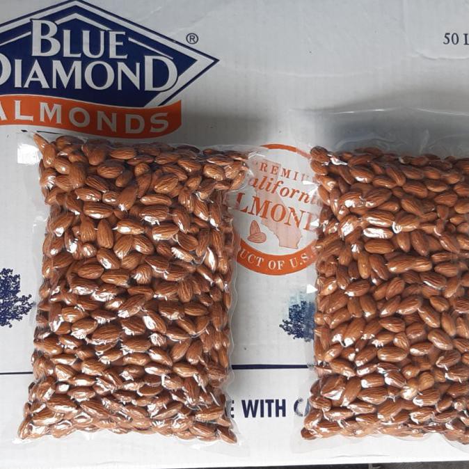 

Cuci Gudang Awal Tahun kacang almond mentah,raw almond blue diamond 1kg Diskon