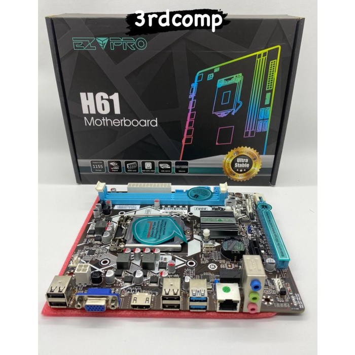 MOTHERBOARD EZPRO H61 USB 3.0 LGA 1155