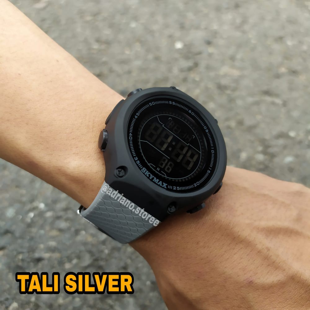 JAM TANGAN SKYMAX ORIGINAL PRIA Standart Militer Waterproof Anti Air 30 Meter COD DAN TALI CADANGAN