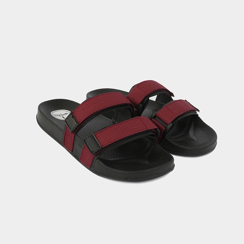 Sandal Slide Pria Sendal weber Cowok Strap Dua Cowo Kekinian Sandal Laki Laki Strap Casual promo cod