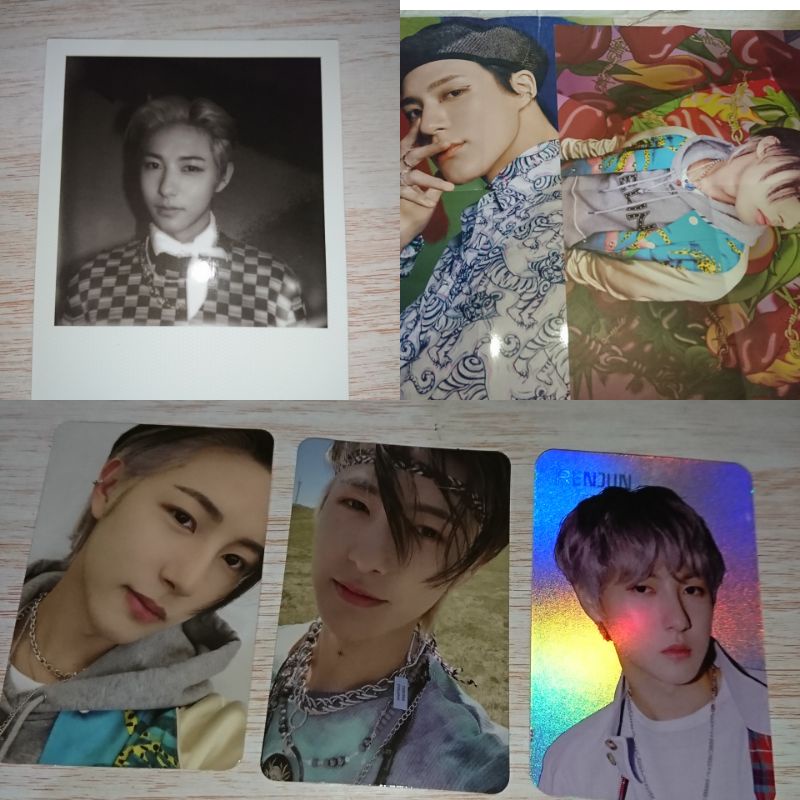 [Baca Deskripsi❗] Official Photocard Renjun Crazy & Future Holo Resonance pt.1 Polaroid Folded