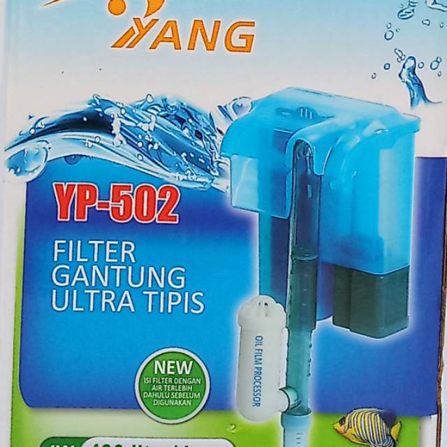 Ayang Filter Gantung Ultra Tipis YP-502 Filter Gantung Hanging Hang on Aquarium Aquascape