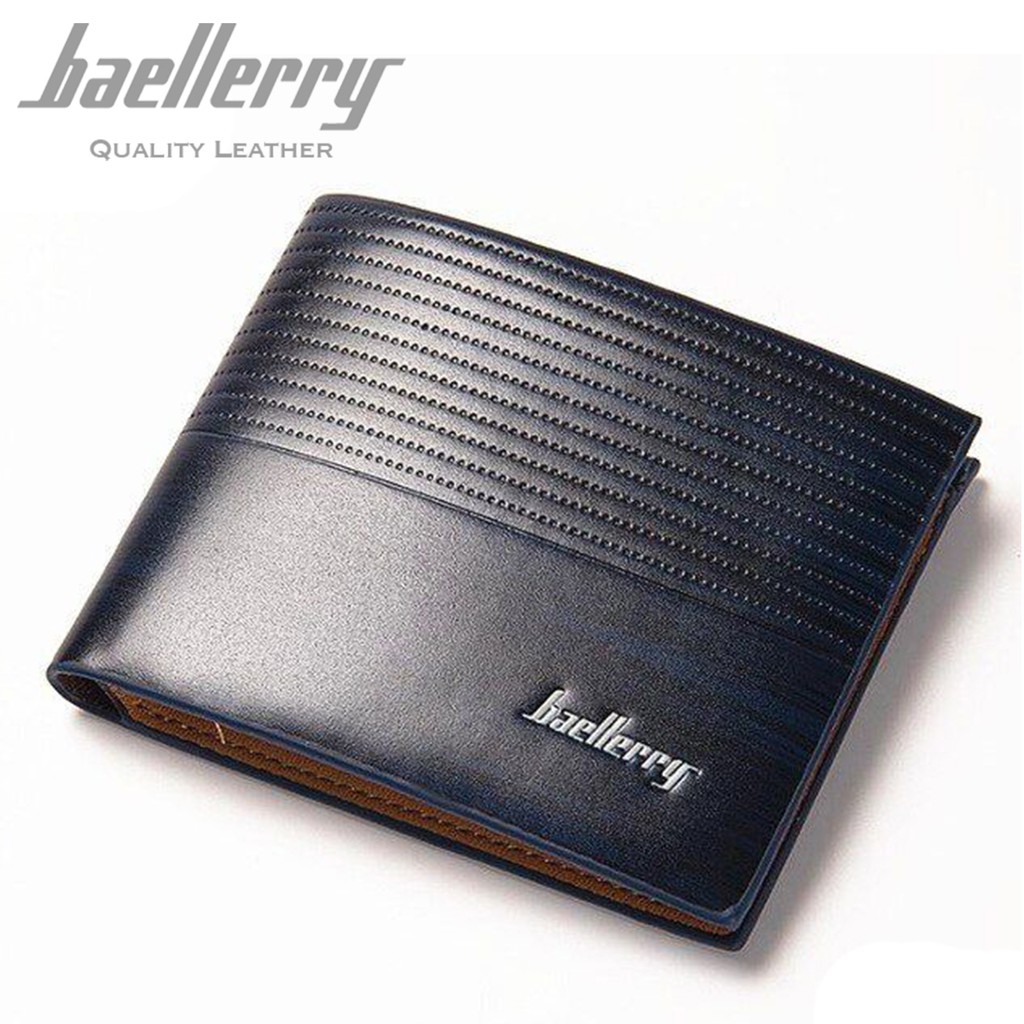 BAELLERRY DR002 Dompet Pria Bahan Kulit PU Leather Premium WATCHKITE WKOS