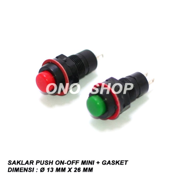 Saklar Push On Off Mini + Gasket