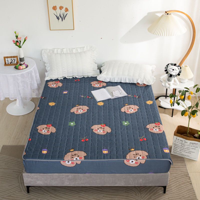sprei waterproof ukuran 180x200cm-Abu bear