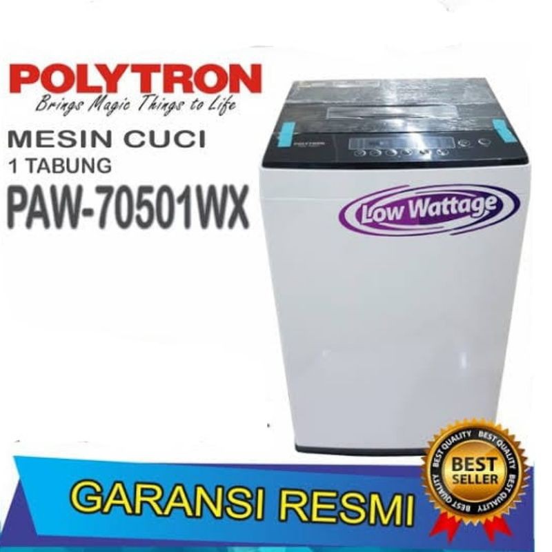 Mesin Cuci Polytron 1 Tabung 7 Kg - PAW 70501