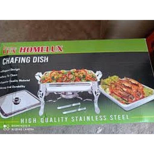 Homelux Panci Prasmanan Chafing Dish Segi Penghangat Makanan Catering Termurah